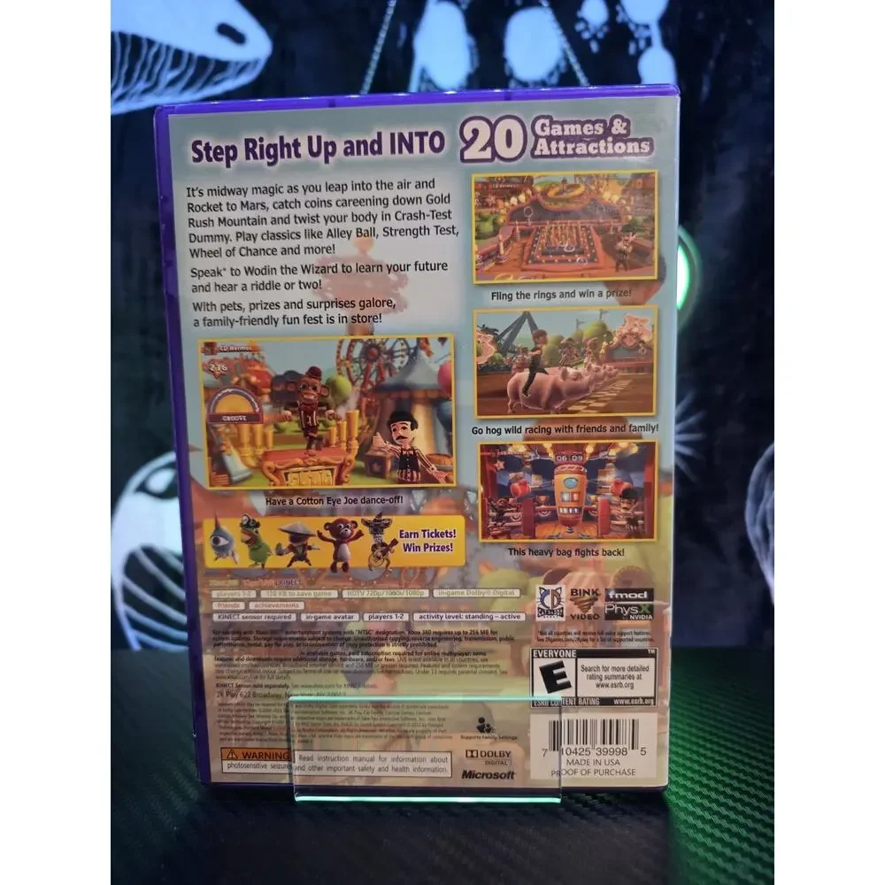 Microsoft Xbox 360 Kinect 2K Carnival Games Monkey See Monkey Do 2011